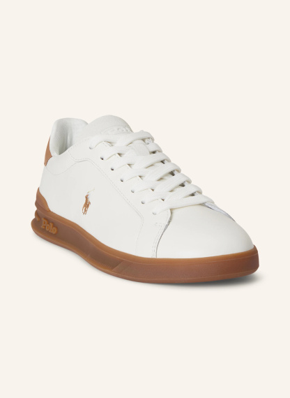 POLO RALPH LAUREN Sneaker – WEISS / CAMEL