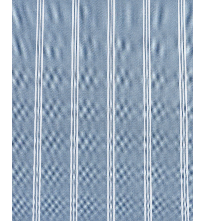 Tommy Hilfiger Printed 200-Thread Count Cotton Percale Sheet Set - Effortless Stripe Blue