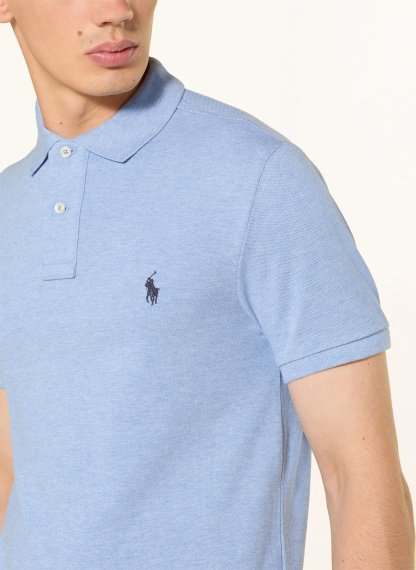 POLO RALPH LAUREN Piqué-Poloshirt Slim Fit – HELLBLAU