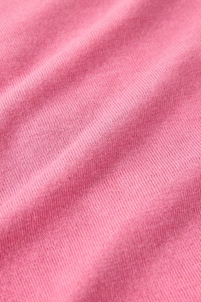 BDG Sutton Slanted Asymmetric Button Cardigan - Pink