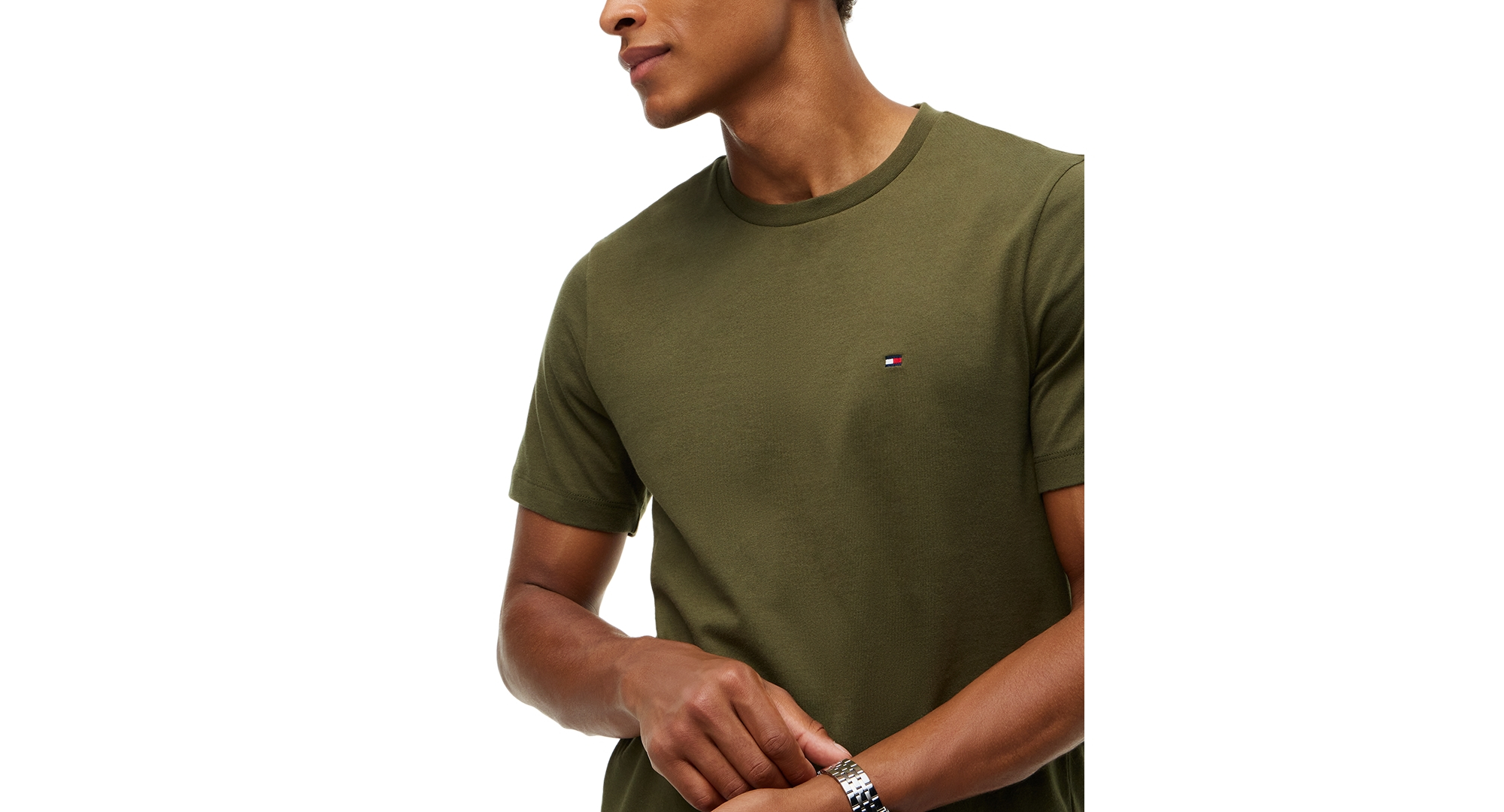 Tommy Hilfiger Men's Essential Regular-Fit T-Shirt - Huntsman Green