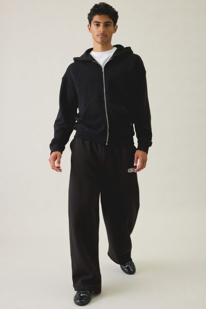 Standard Cloth Pregame Zip-Up Hoodie Sweatshirt - Black