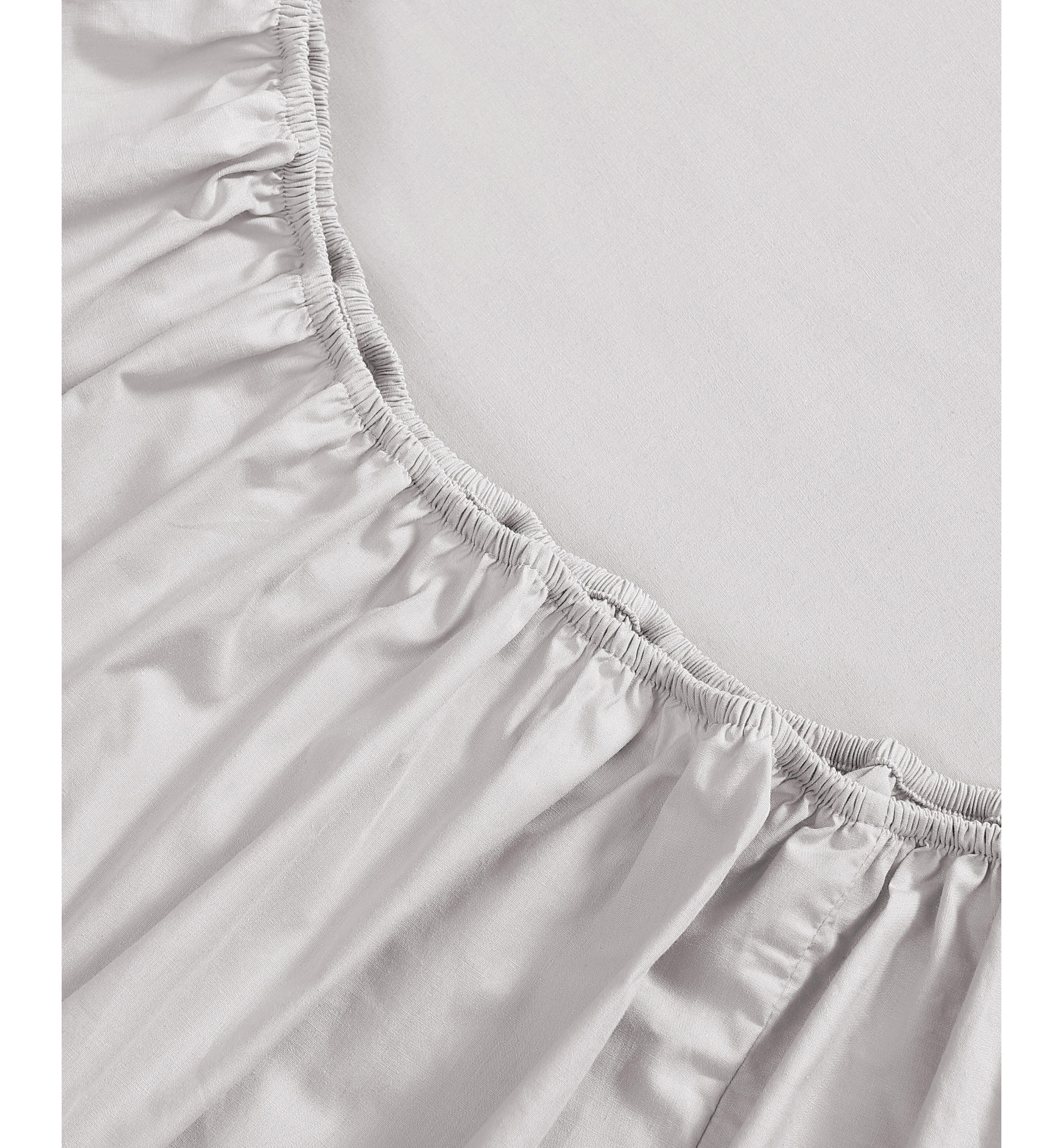 Tommy Hilfiger Solid 200-Thread Count Cotton Percale Sheet Set - Rocky Gray