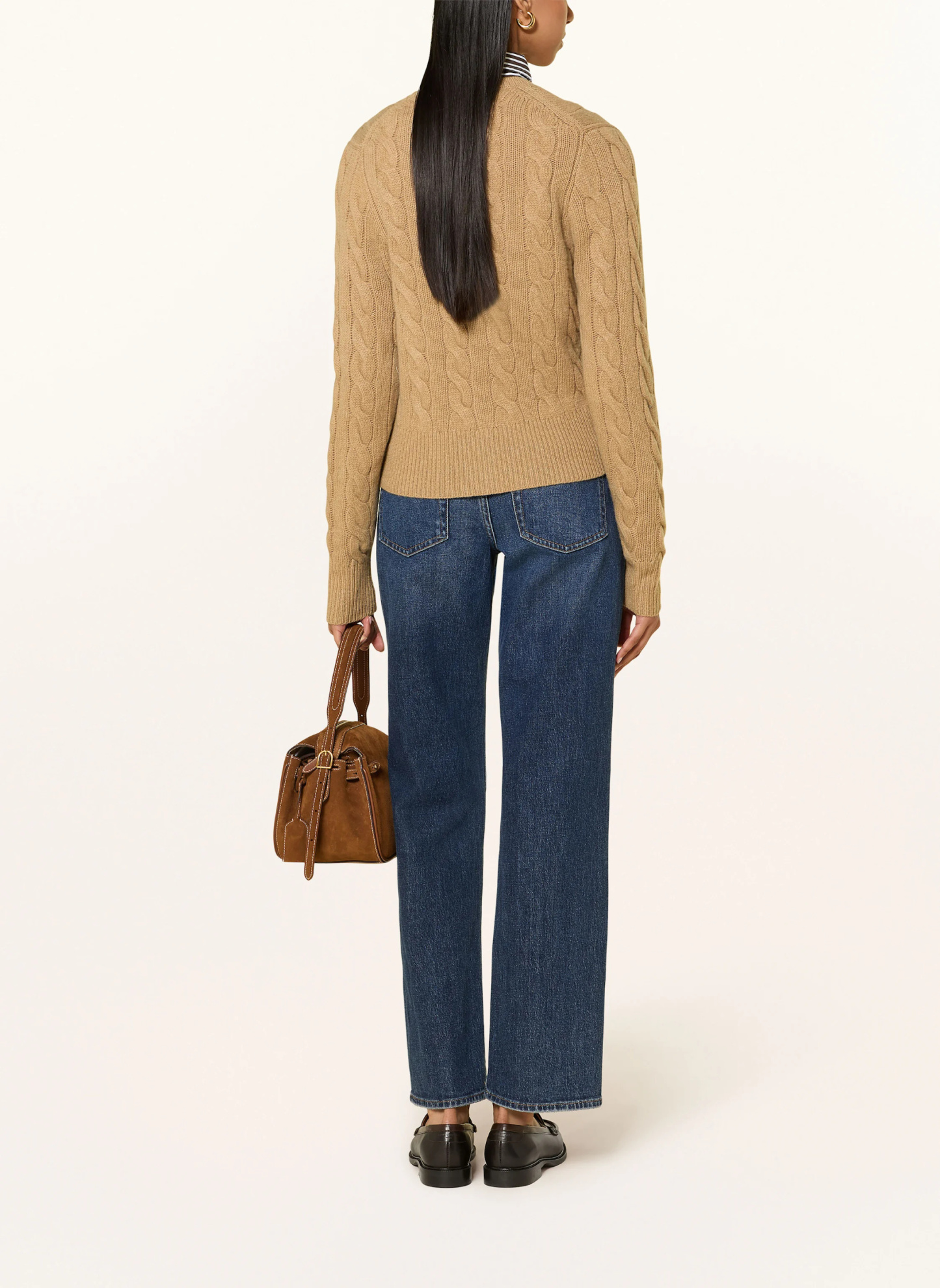POLO RALPH LAUREN Strickjacke – CAMEL