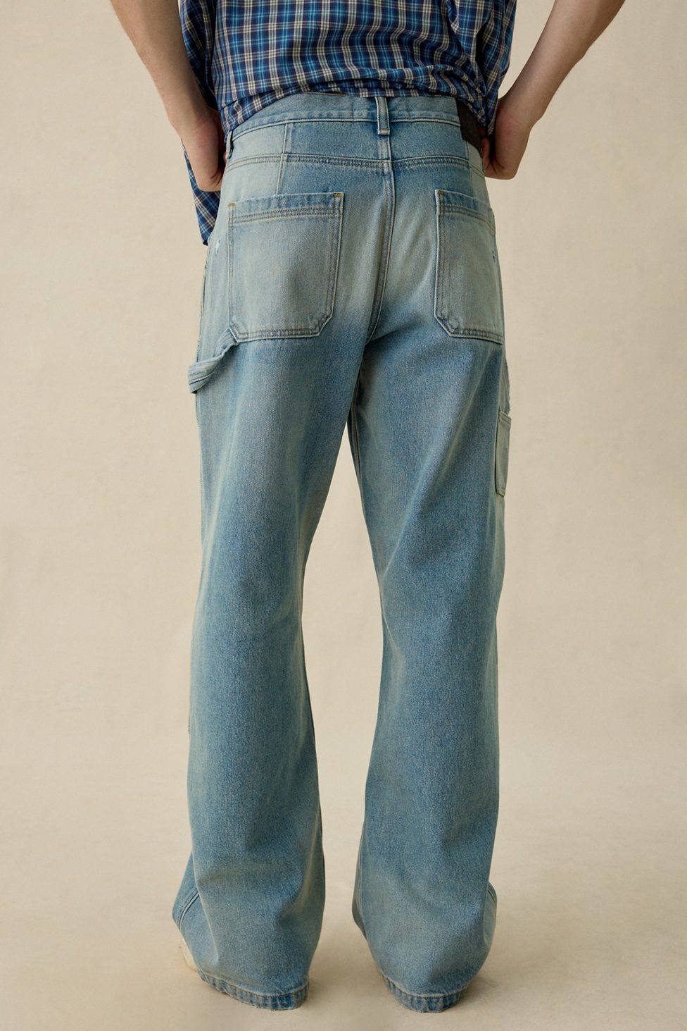 BDG Nitro Double Knee Baggy Fit Jeans - Titanium