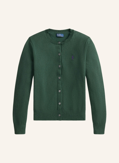 POLO RALPH LAUREN Strickjacke – DUNKELGRÜN