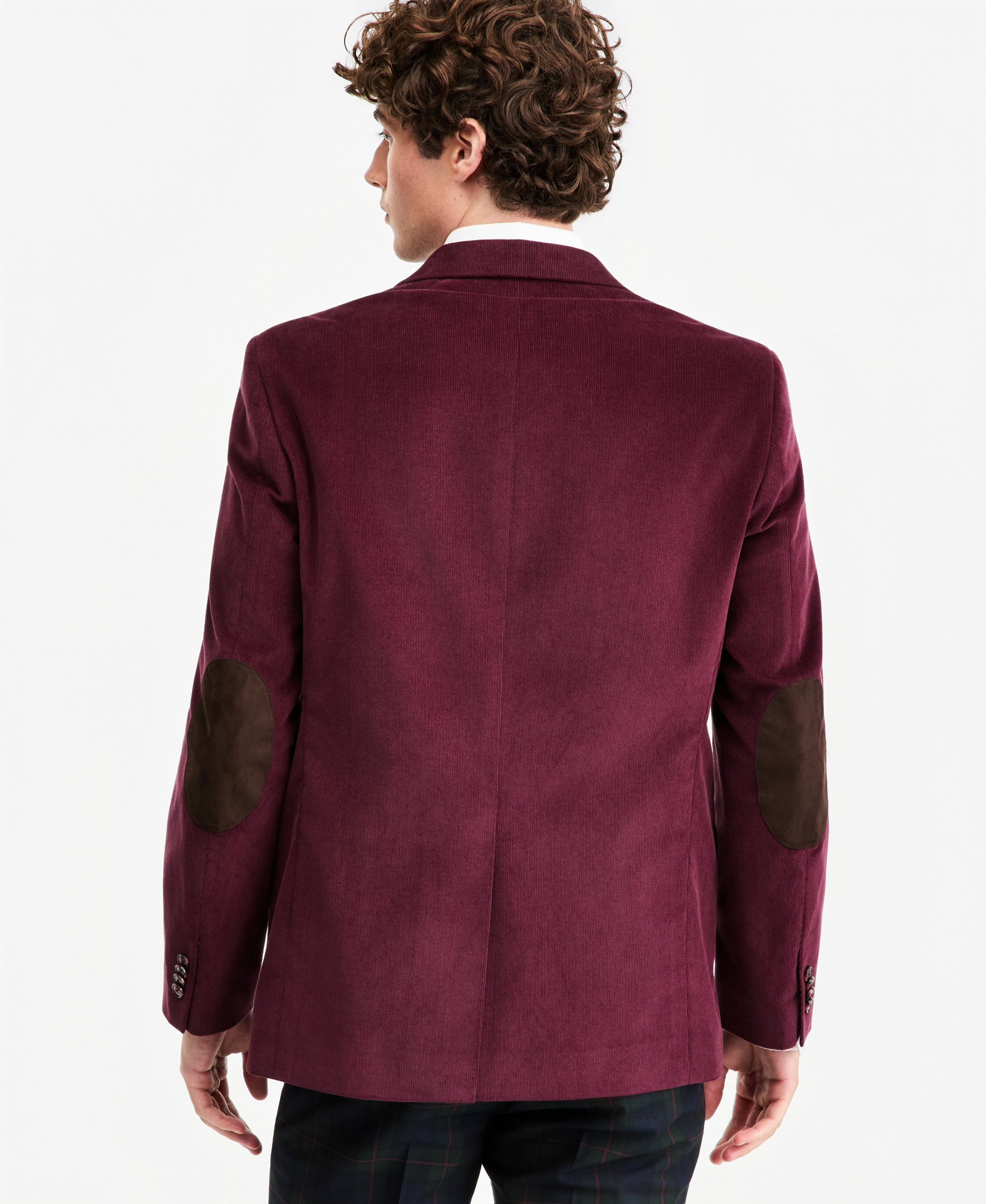 Tommy Hilfiger Men's Modern-Fit Corduroy Sport Coat - Burgundy