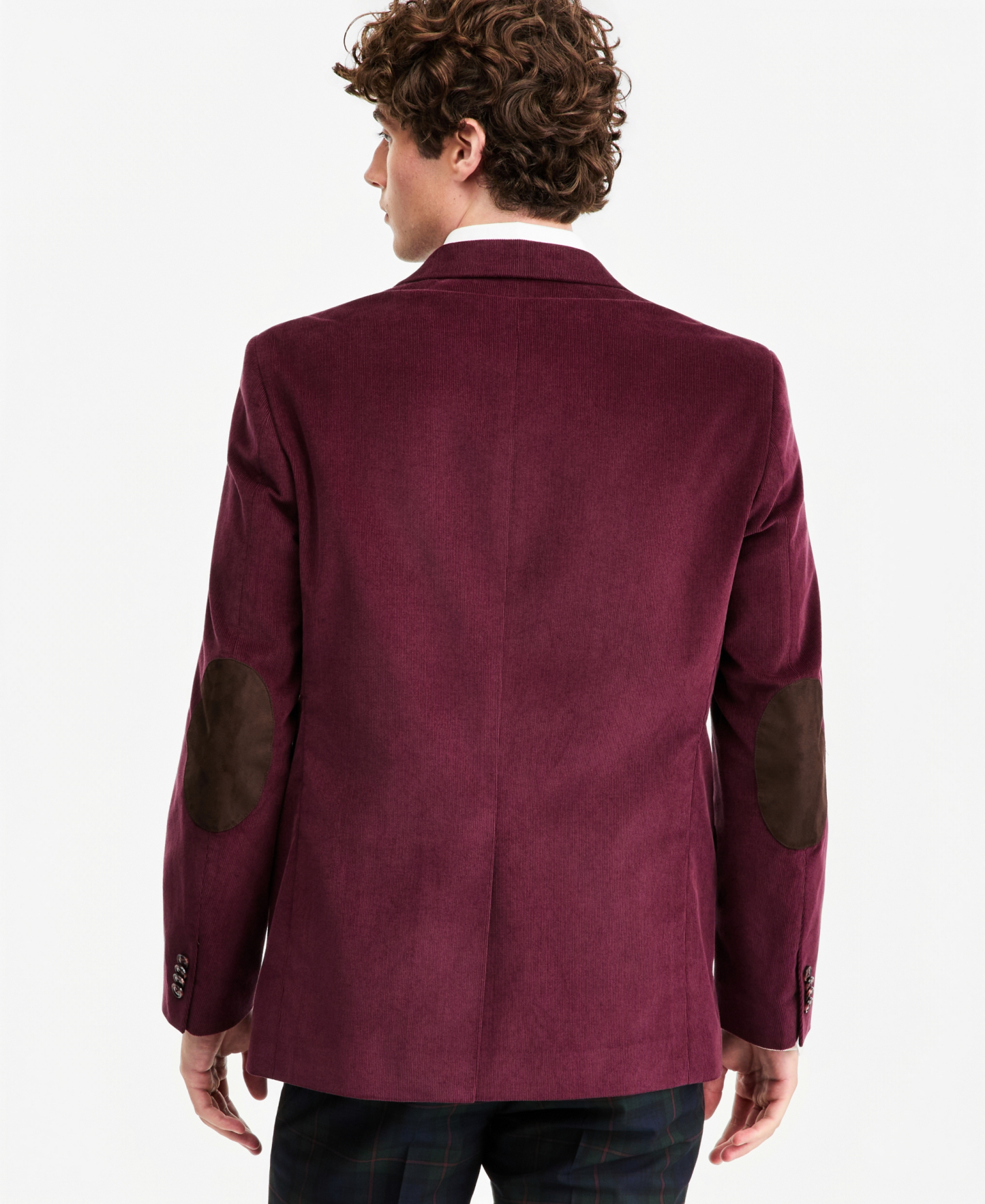 Tommy Hilfiger Men's Modern-Fit Corduroy Sport Coat - Burgundy