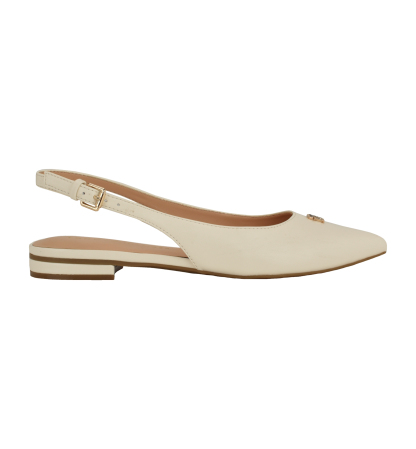 Tommy Hilfiger Women's Velina Pointed Toe Slingback Flats - Ivory