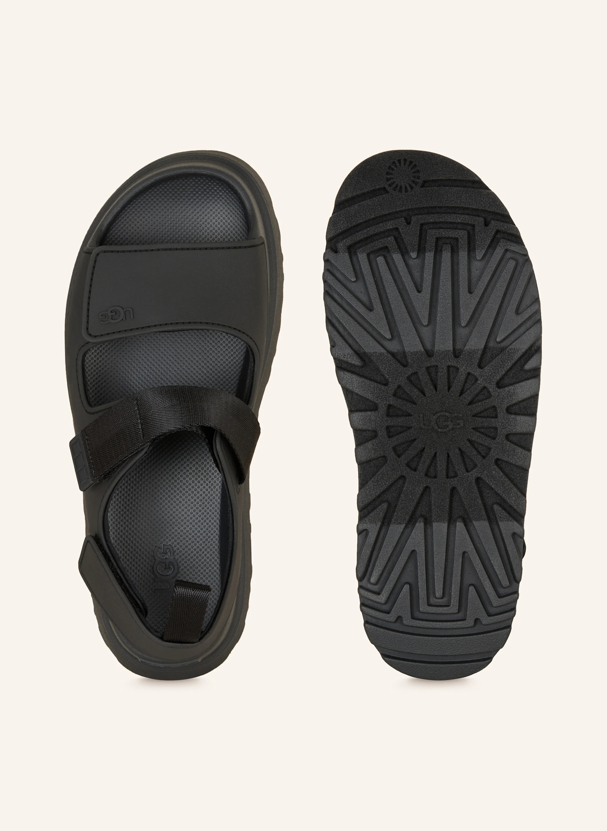 UGG Plateau-Sandalen GOLDENGLOW – SCHWARZ