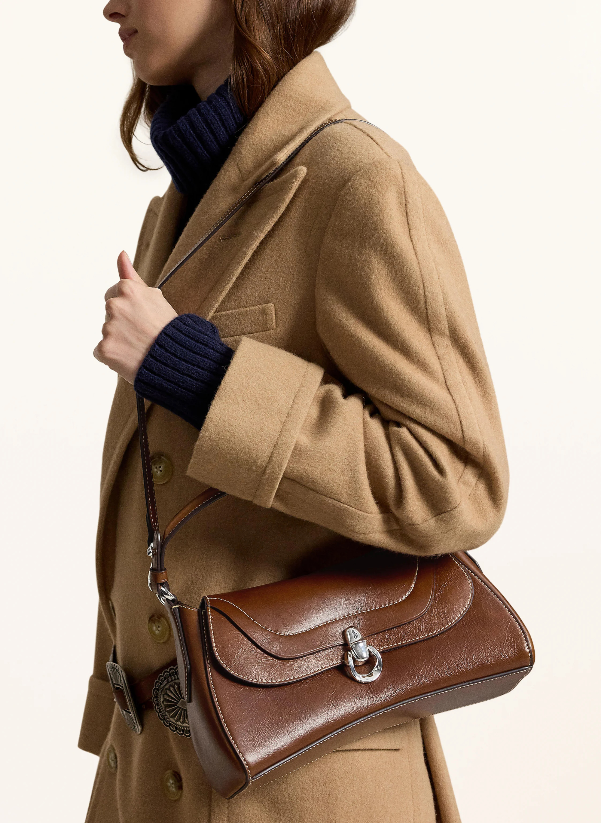 POLO RALPH LAUREN Handtasche BLAZE – BRAUN