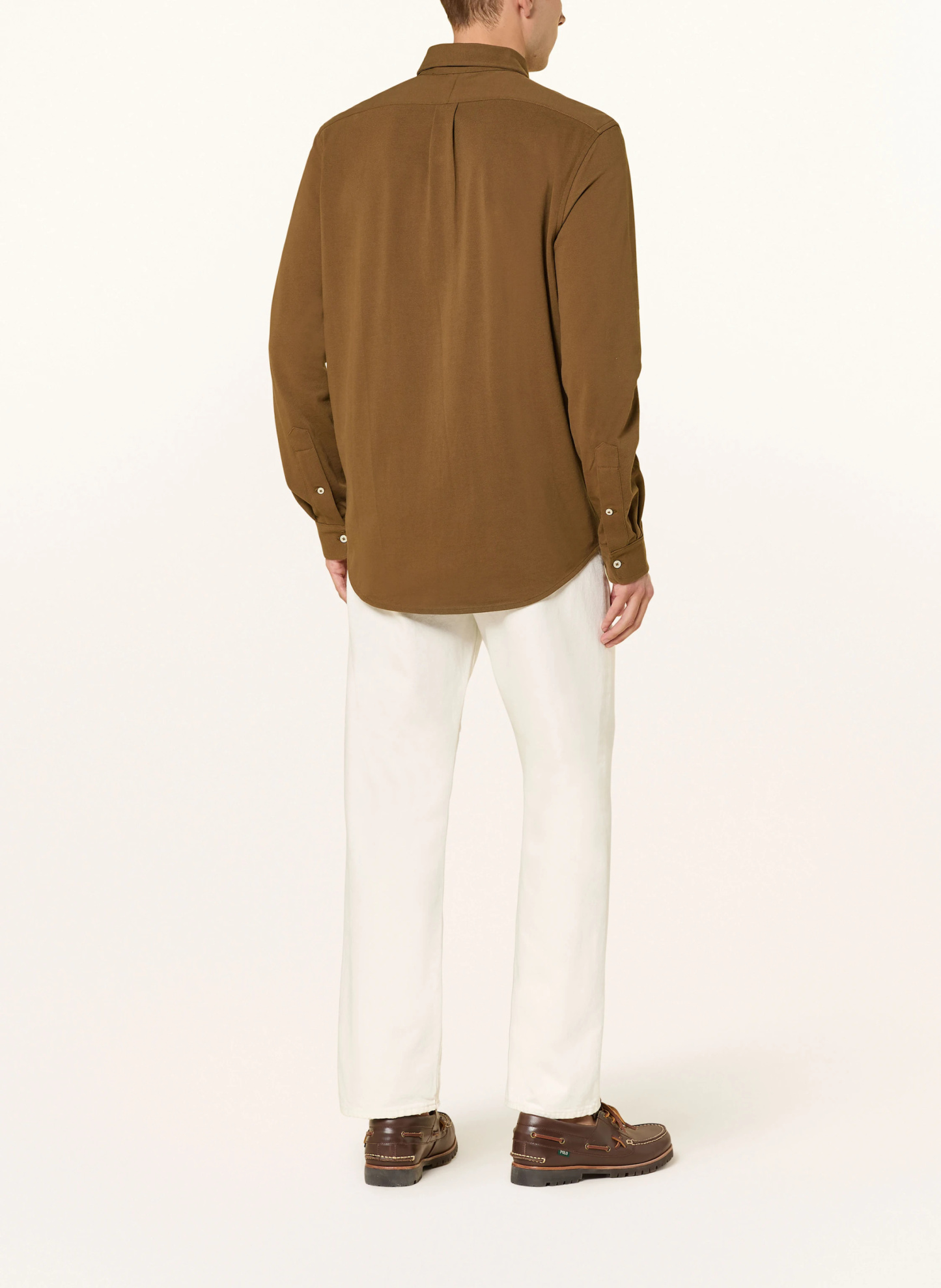 POLO RALPH LAUREN Piqué-Hemd Custom Fit – BRAUN