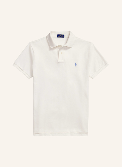 POLO RALPH LAUREN Piqué-Poloshirt Custom Slim Fit – CREME (1)