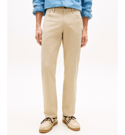 Tommy Hilfiger Men's Denton Straight-Fit Five-Pocket Stretch Twill Pants - Sandalwood