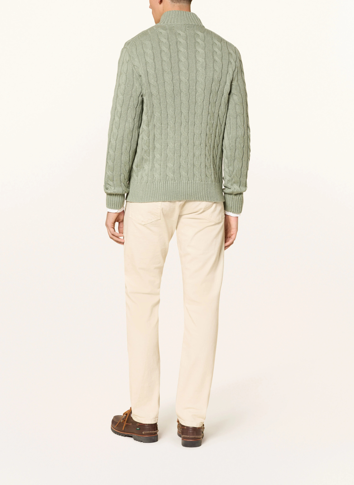 POLO RALPH LAUREN Troyer – HELLGRÜN / DUNKELBLAU