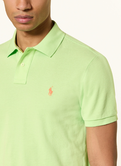 POLO RALPH LAUREN Piqué-Poloshirt Custom Slim Fit – NEONGRÜN