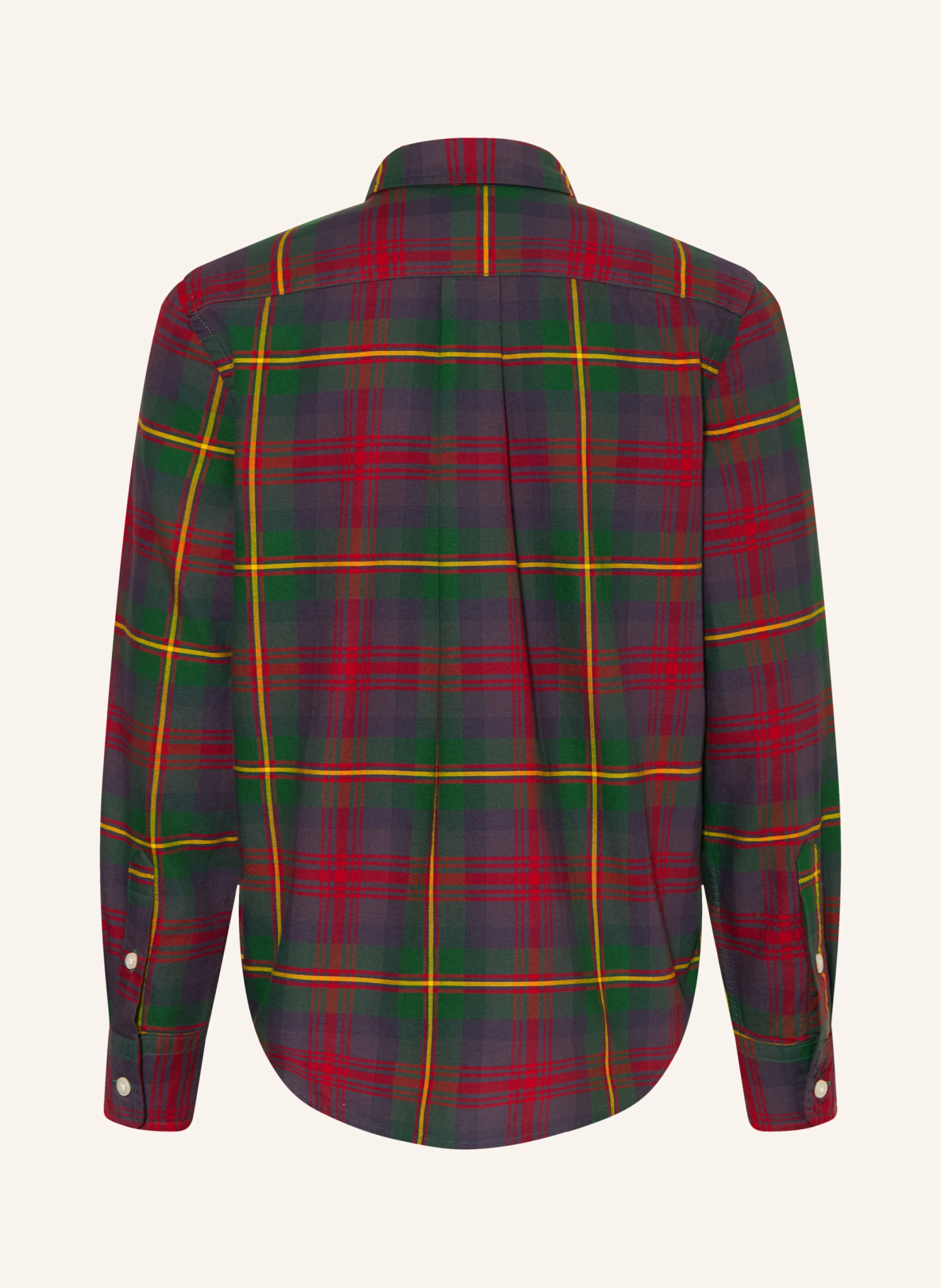 POLO RALPH LAUREN Oxfordhemd – ROT / LILA / GRÜN