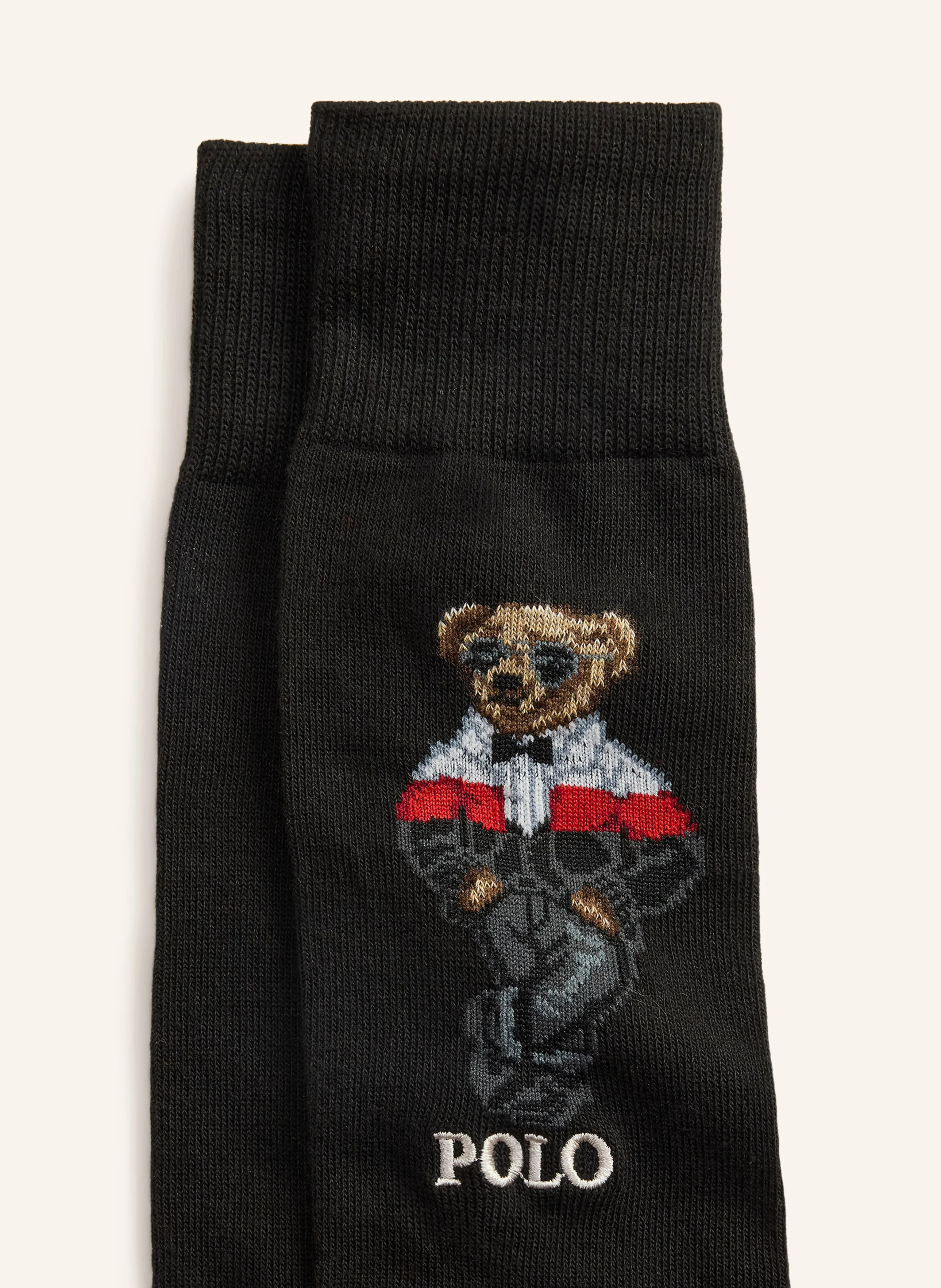 POLO RALPH LAUREN 2er-Pack Socken – SCHWARZ / ROT / GELB