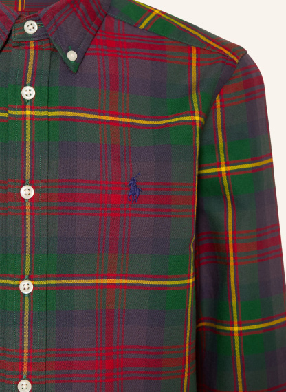 POLO RALPH LAUREN Oxfordhemd – ROT / LILA / GRÜN