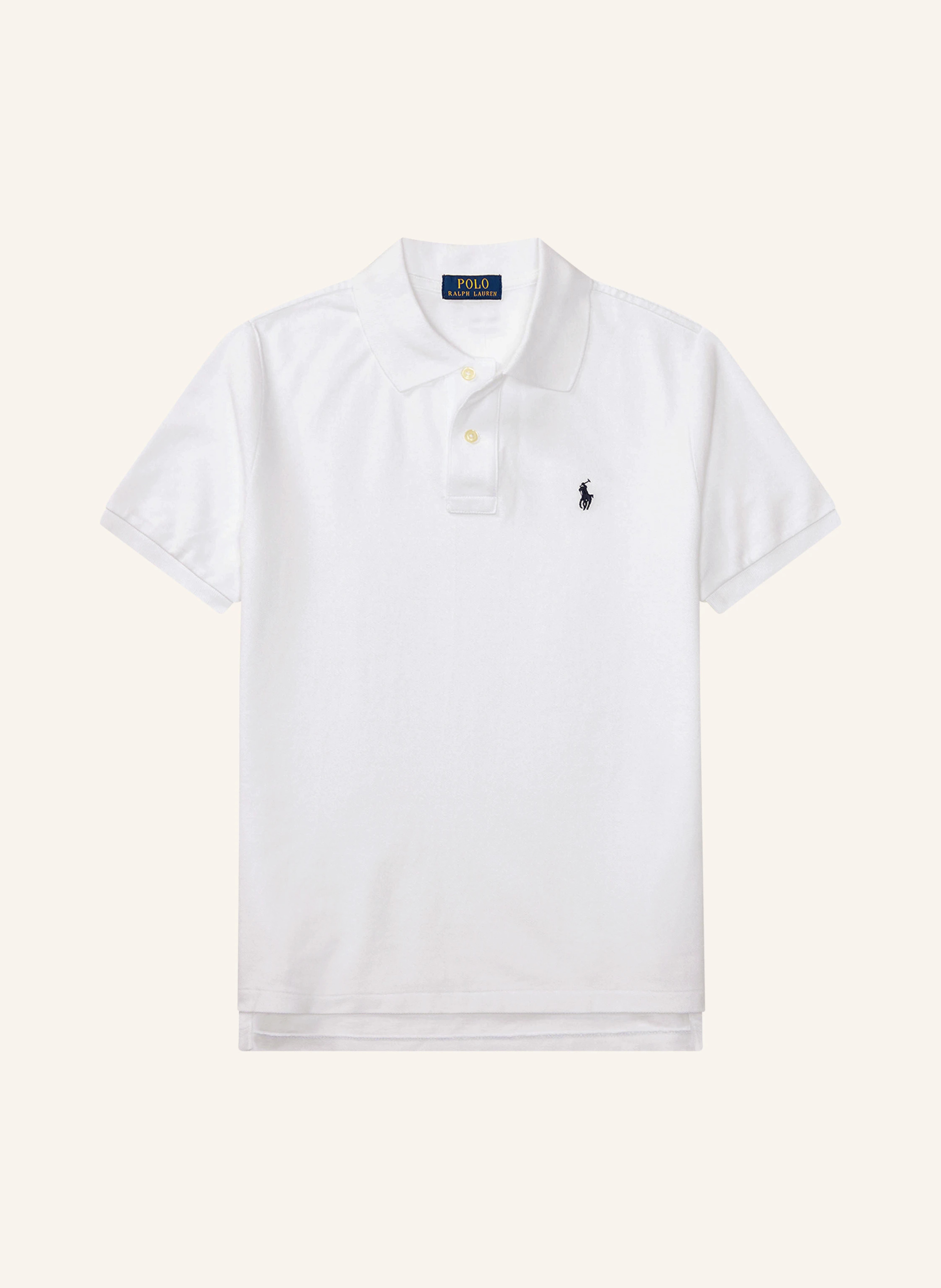 POLO RALPH LAUREN Piqué-Poloshirt Classic Fit – WEISS