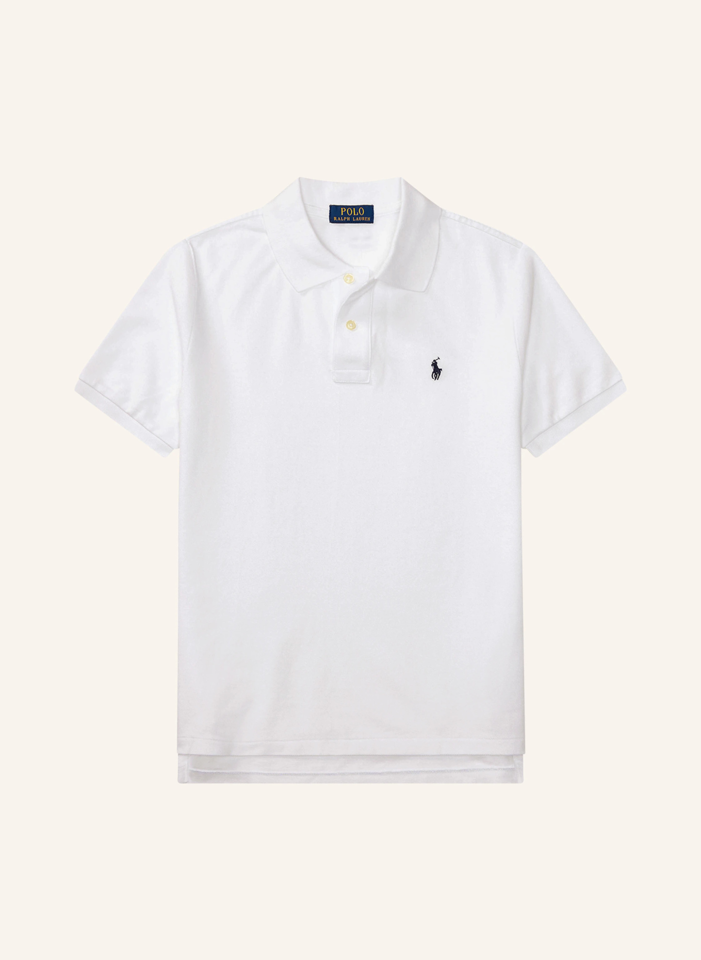 POLO RALPH LAUREN Piqué-Poloshirt Classic Fit – WEISS