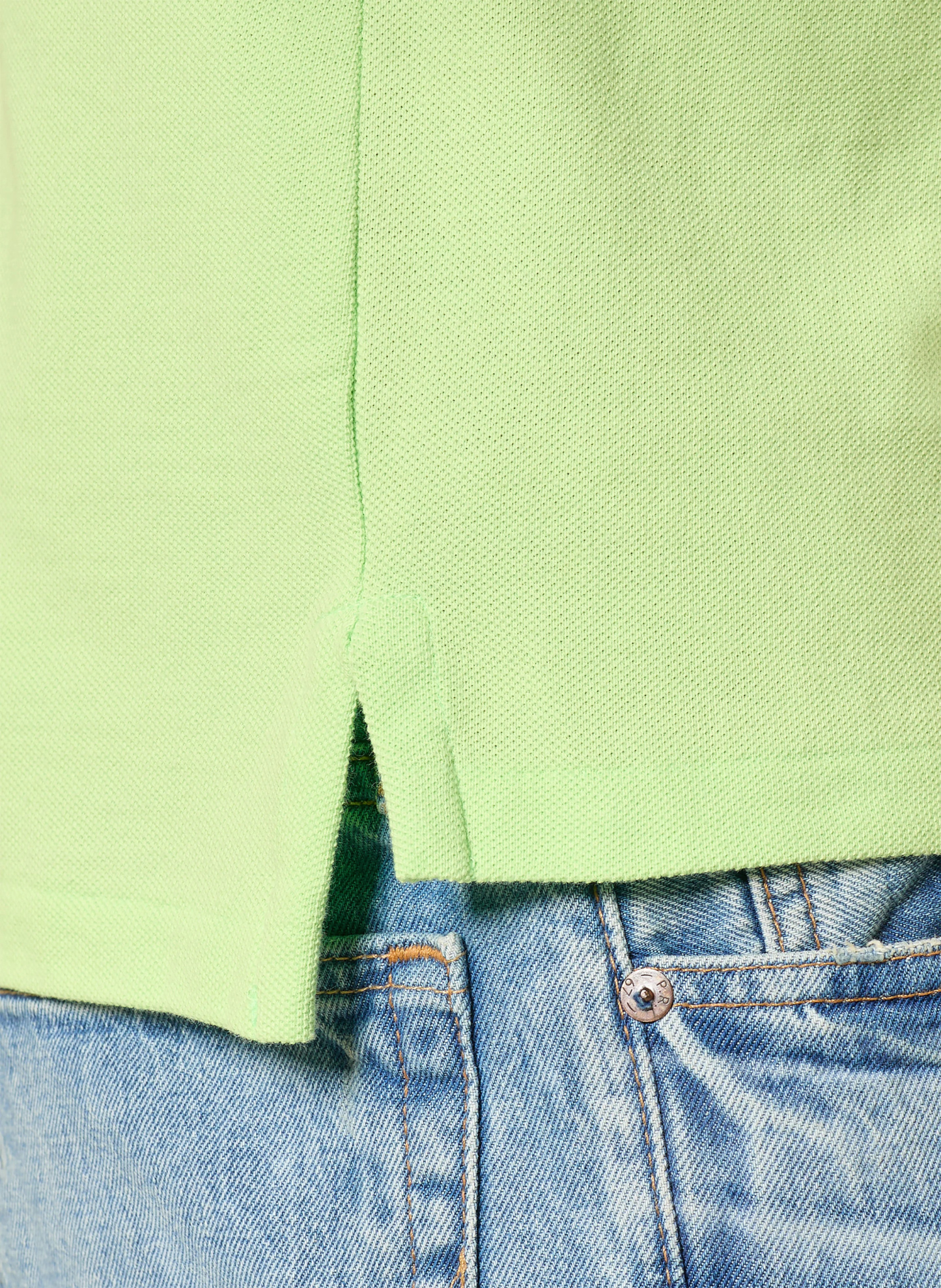 POLO RALPH LAUREN Piqué-Poloshirt Custom Slim Fit – NEONGRÜN