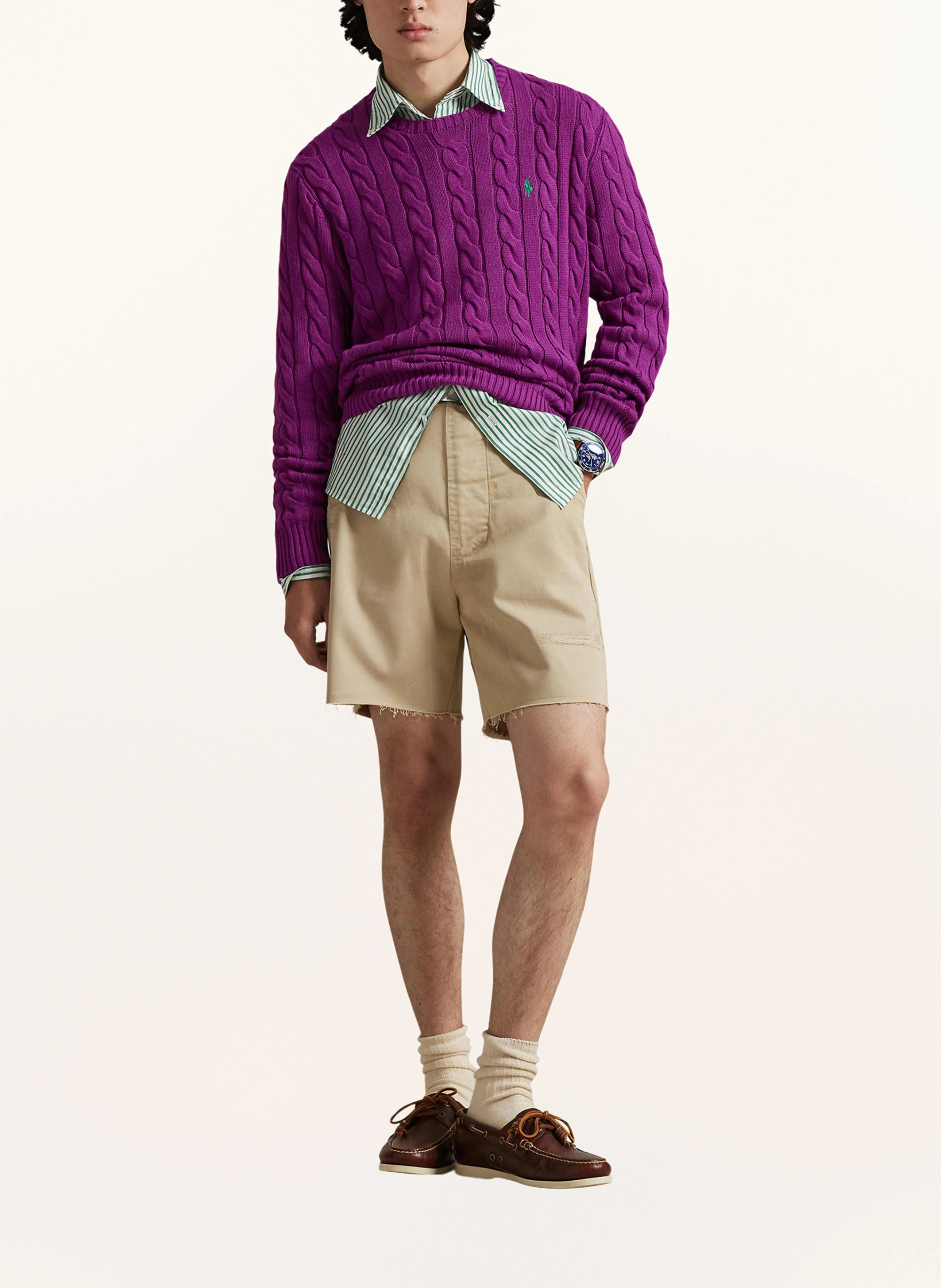 POLO RALPH LAUREN Pullover – DUNKELLILA