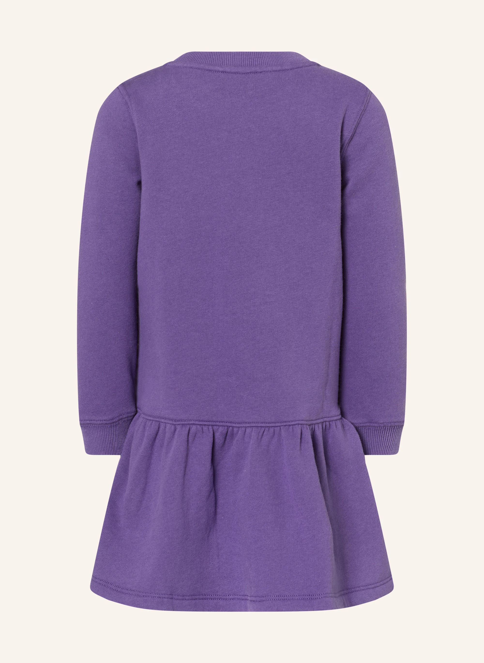 POLO RALPH LAUREN Sweatkleid – LILA / BRAUN / DUNKELGRÜN