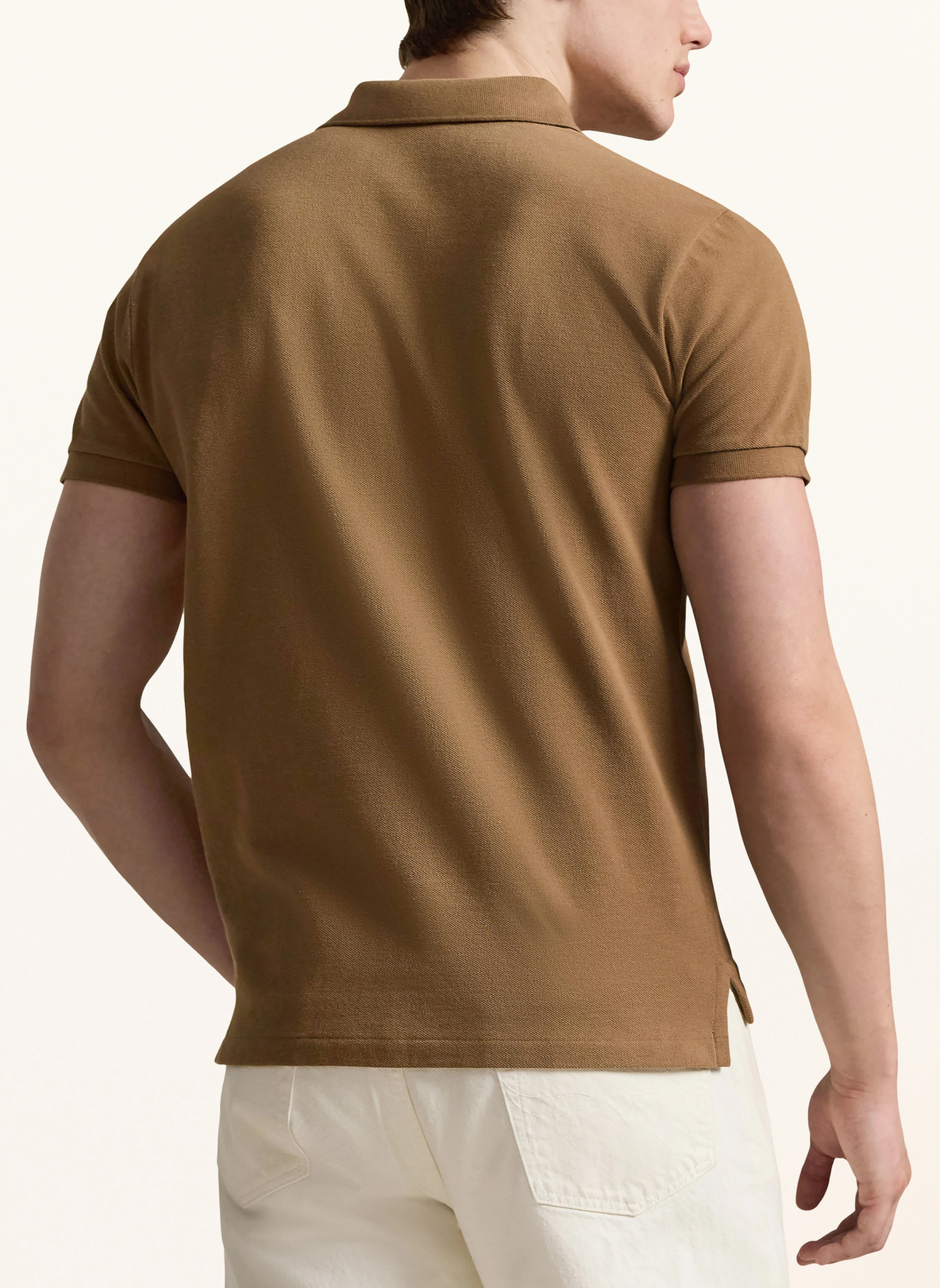 POLO RALPH LAUREN Piqué-Poloshirt Custom Slim Fit – BRAUN