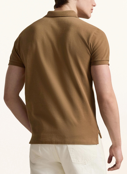 POLO RALPH LAUREN Piqué-Poloshirt Custom Slim Fit – BRAUN