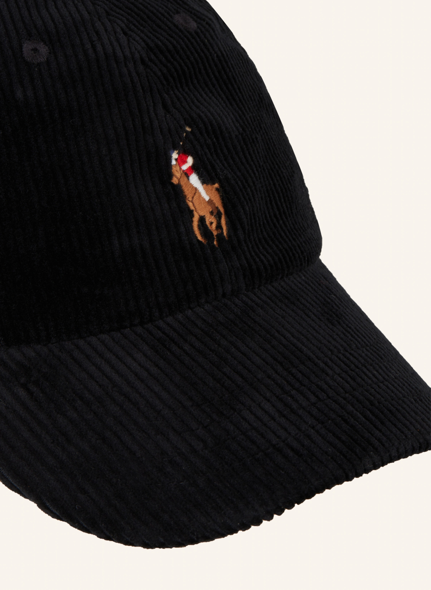 POLO RALPH LAUREN Cord-Cap – SCHWARZ
