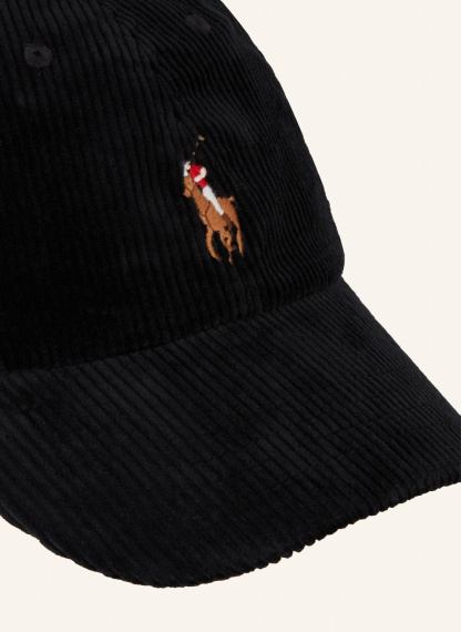 POLO RALPH LAUREN Cord-Cap – SCHWARZ