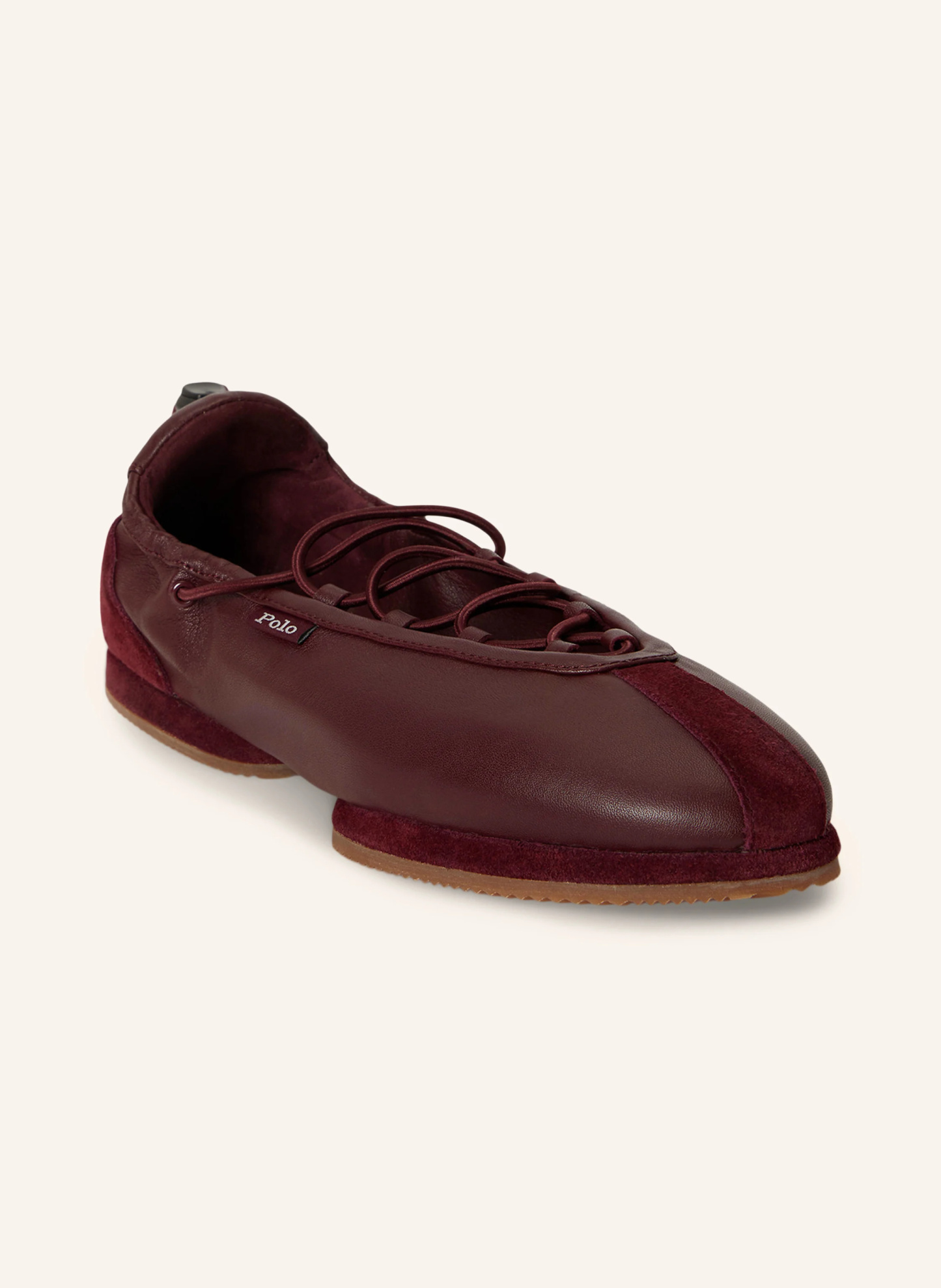 POLO RALPH LAUREN Ballerinas – DUNKELROT