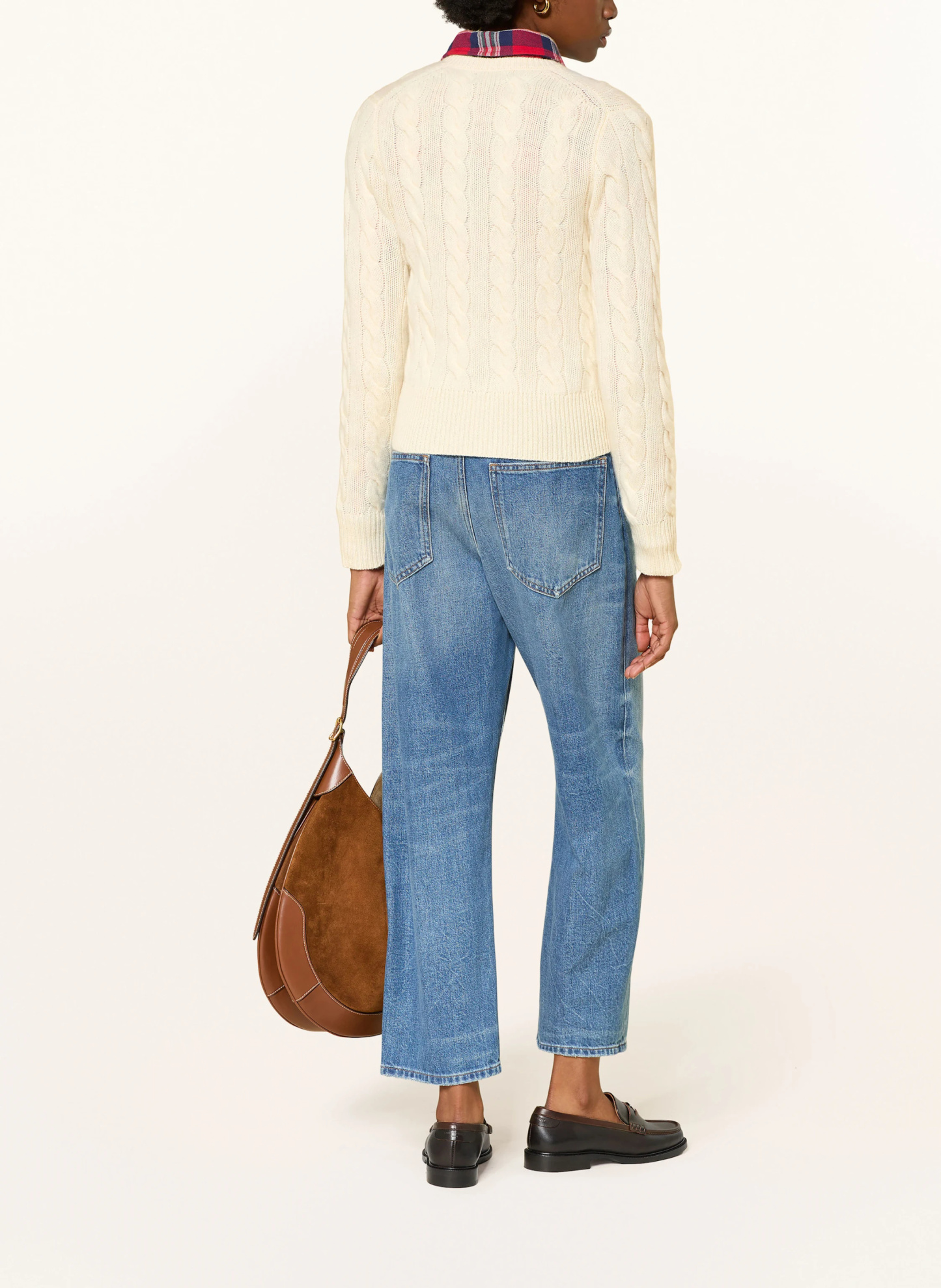 POLO RALPH LAUREN Strickjacke – CREME