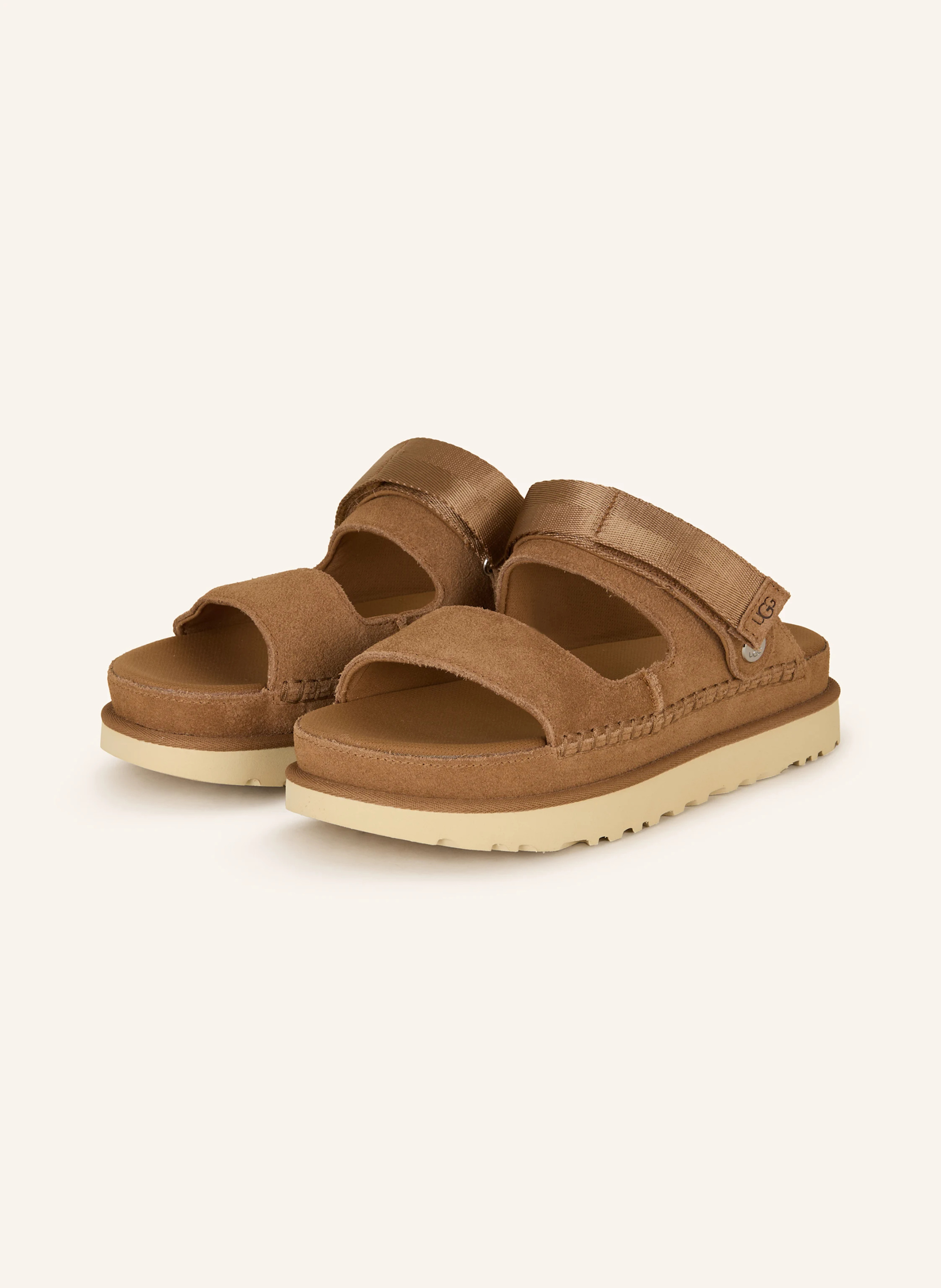 UGG Pantoletten GOLDENSTAR GLIDE – BRAUN