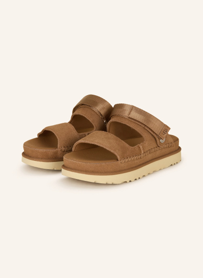 UGG Pantoletten GOLDENSTAR GLIDE – BRAUN
