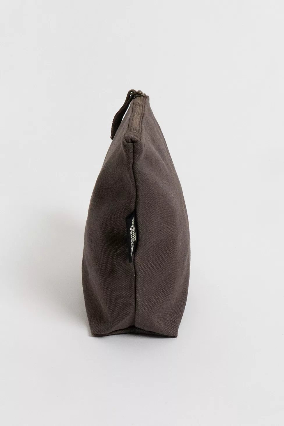 Terra Thread Organic Cotton Canvas Zippered Pouch - Brass