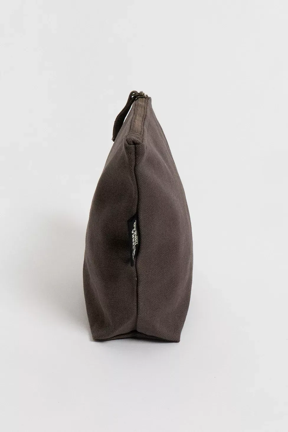 Terra Thread Organic Cotton Canvas Zippered Pouch - Brass