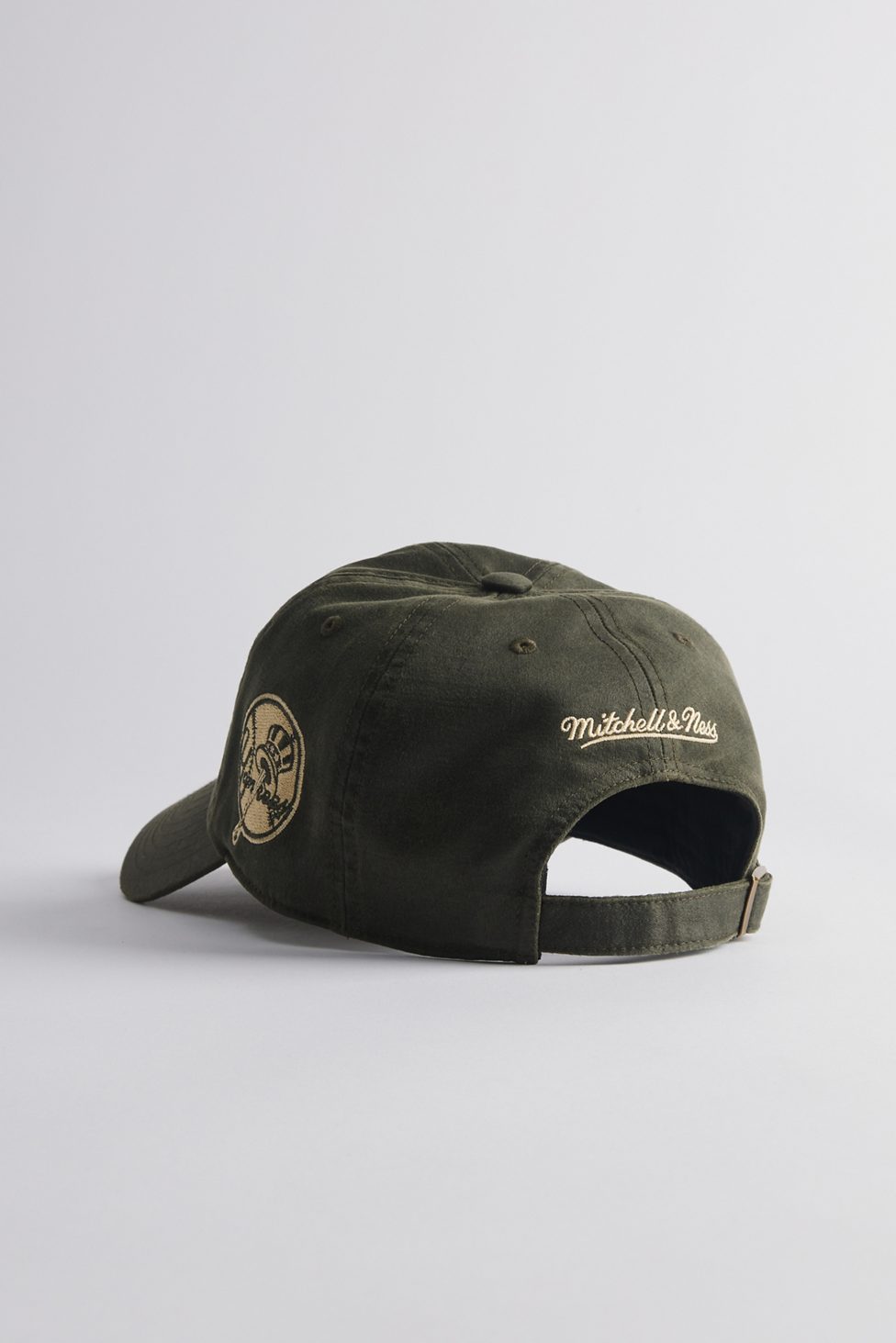 Mitchell & Ness MLB New York Yankees Faux Leather Dad Hat - Green
