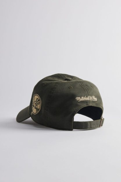Mitchell & Ness MLB New York Yankees Faux Leather Dad Hat - Green