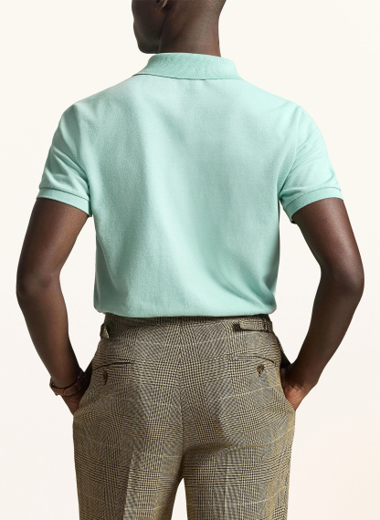 POLO RALPH LAUREN Piqué-Poloshirt Custom Slim Fit – HELLGRÜN / HELLBLAU