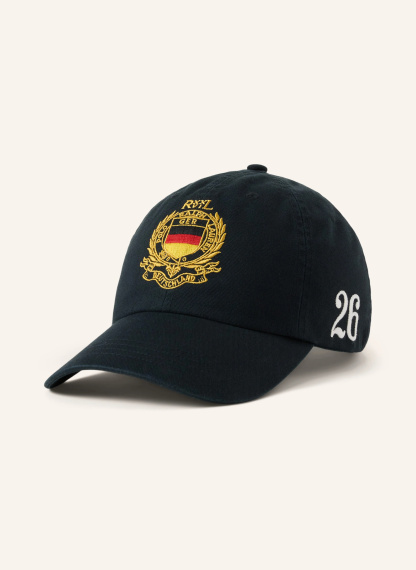 POLO RALPH LAUREN Cap – SCHWARZ / GOLD / ROT
