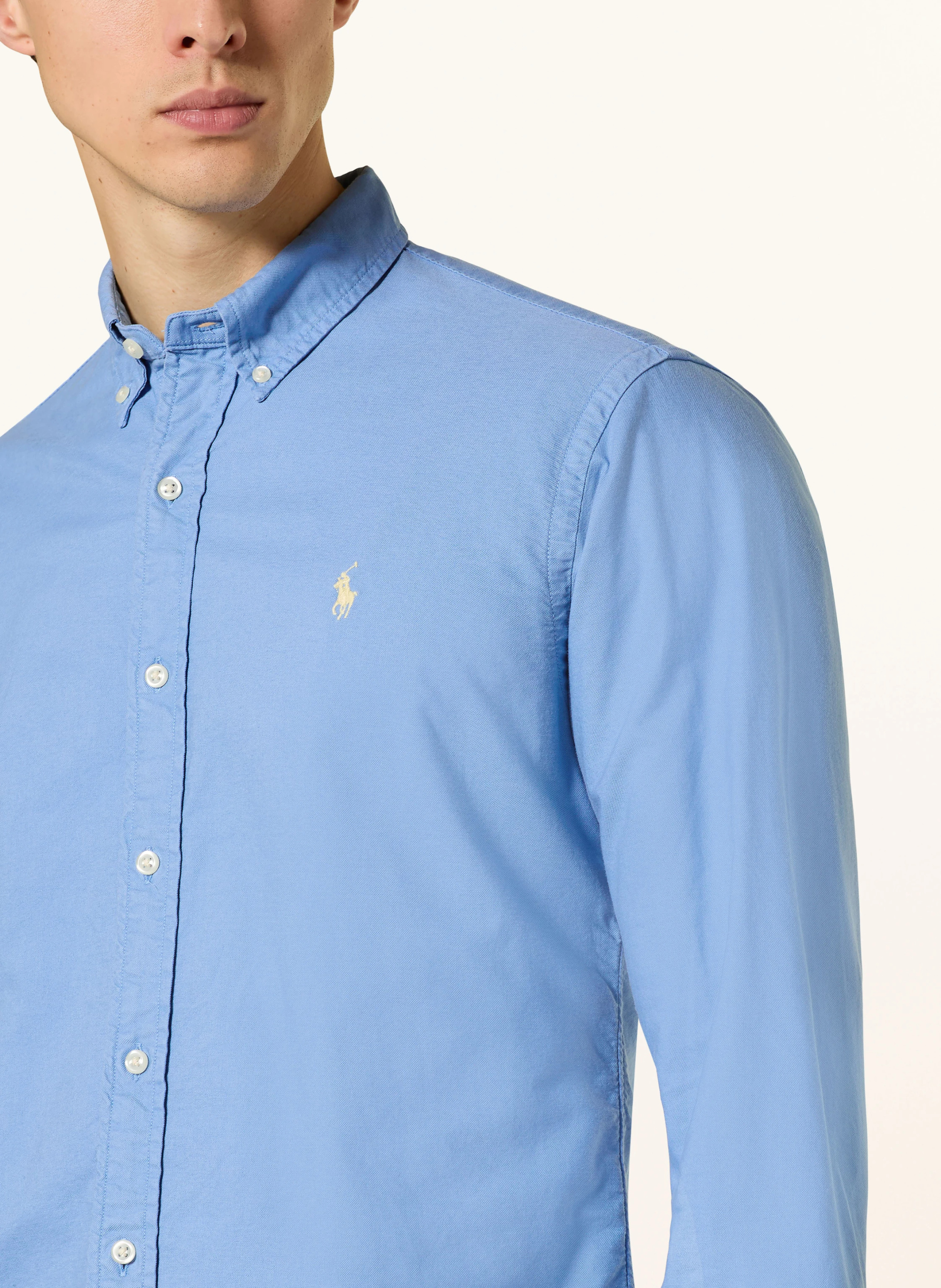 POLO RALPH LAUREN Oxfordhemd Custom Fit – BLAU