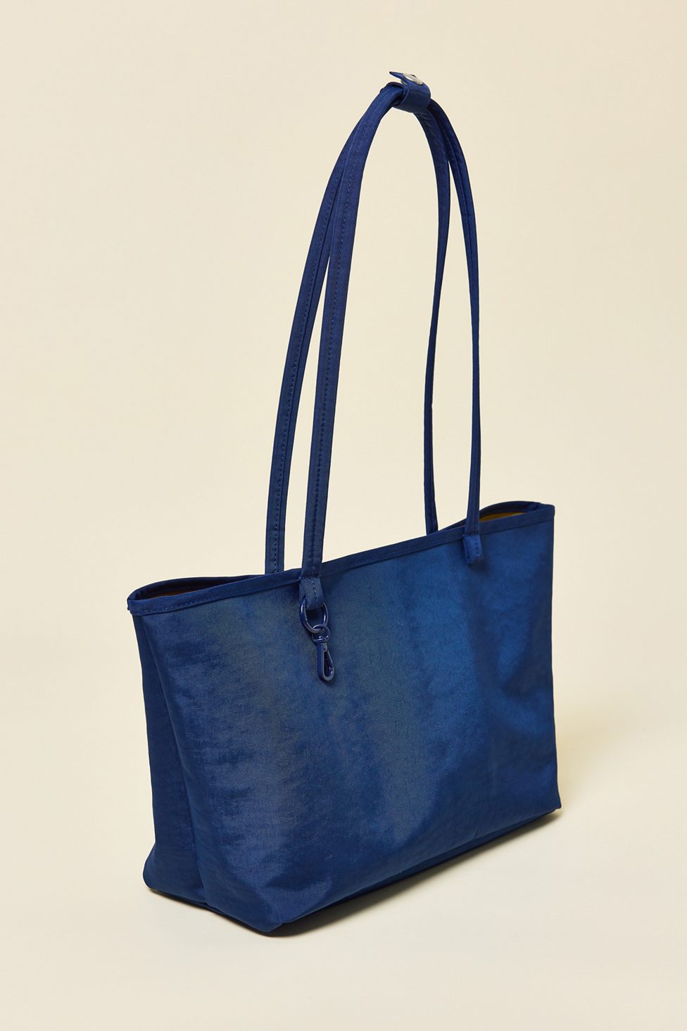 BAGGU Medium Nylon Reverse Tote Bag - Navy Mix