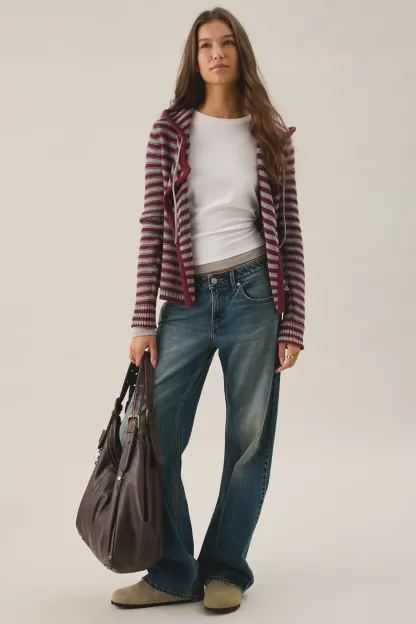 BDG Off Campus Hoodie Sweater - Brown