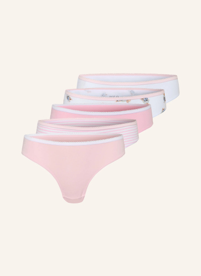 POLO RALPH LAUREN 5er-Pack Slips – ROSA / PINK / WEISS