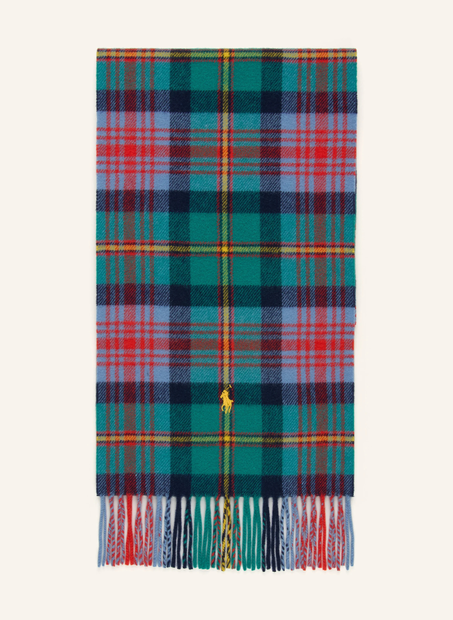 POLO RALPH LAUREN Schal – DUNKELBLAU / ROT / GRÜN