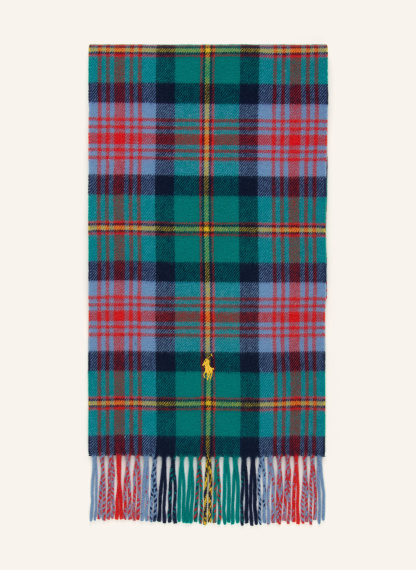 POLO RALPH LAUREN Schal – DUNKELBLAU / ROT / GRÜN