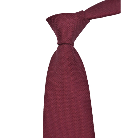 Tommy Hilfiger Men's Rope Solid Classic Tie - Burgundy