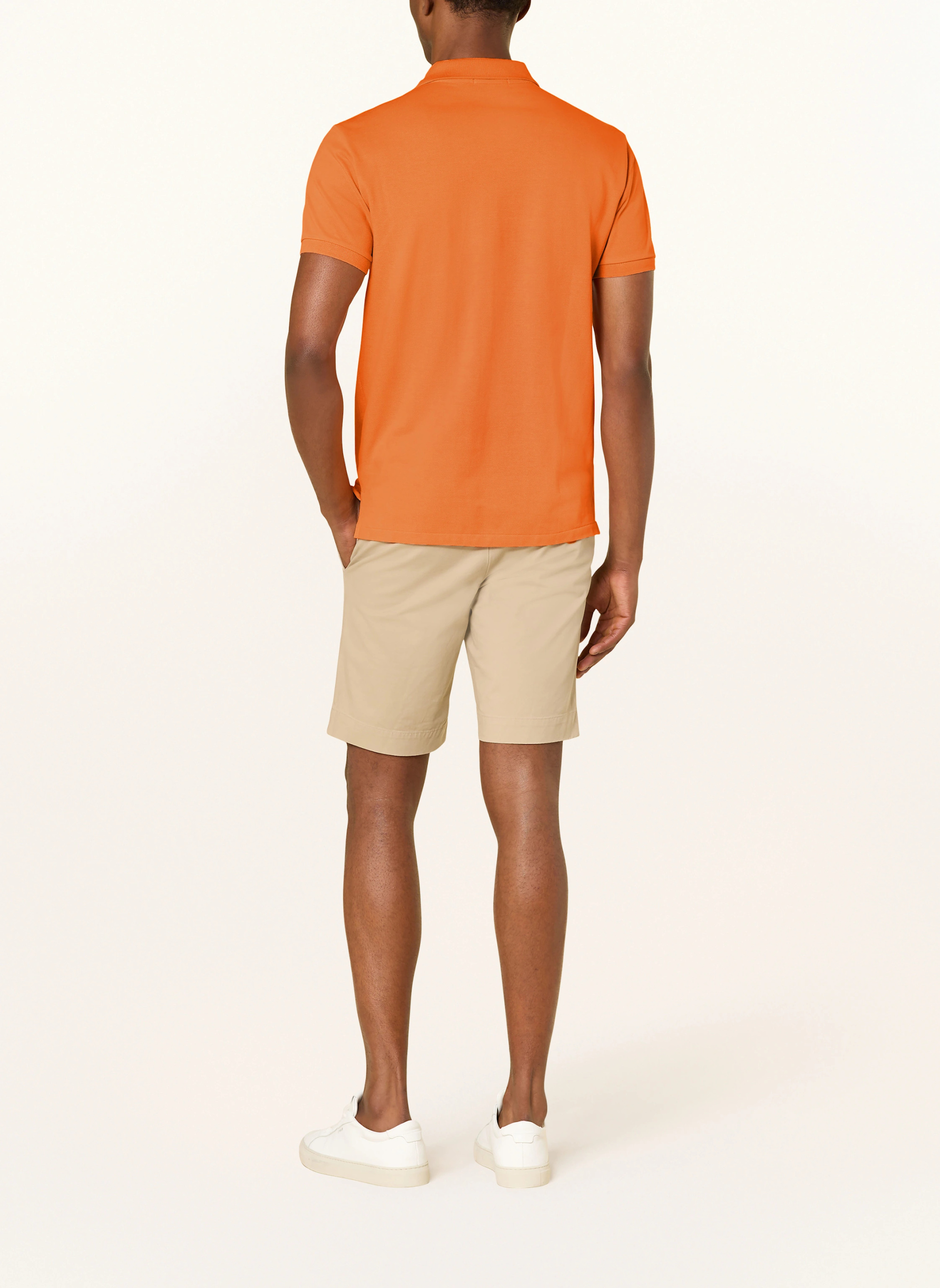 POLO RALPH LAUREN Piqué-Poloshirt Custom Slim Fit – ORANGE (1)